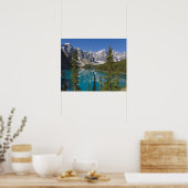 Moraine Lake, Canadese Rockies, Alberta, Canada 2 Poster (Keuken)
