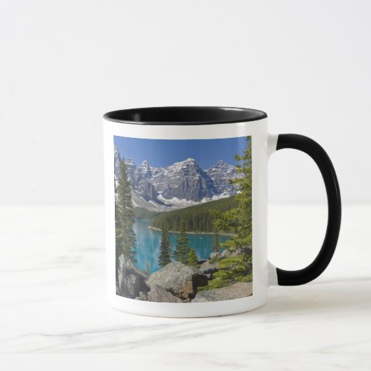 Moraine Lake, Canadese Rockies, Alberta, Canada Mok (Rechts)