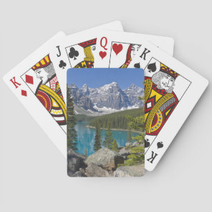 Moraine Lake, Canadese Rockies, Alberta, Canada Pokerkaarten