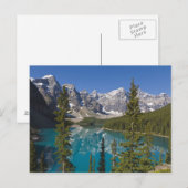Moraine Lake, Canadian Rockies, Alberta, Canada 2 Briefkaart (Voorkant / Achterkant)