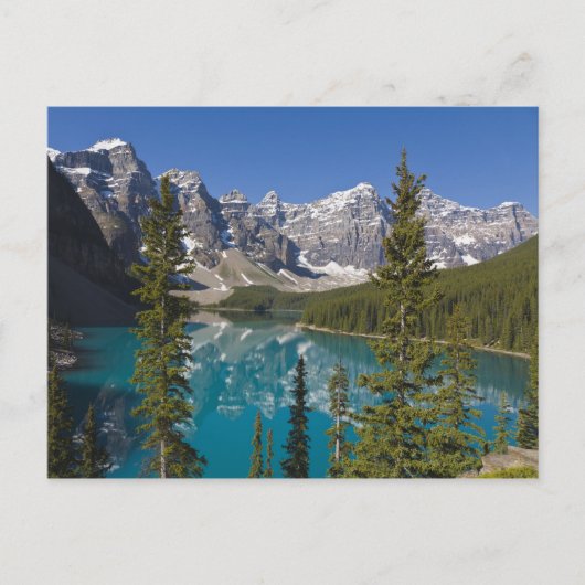 Moraine Lake, Canadian Rockies, Alberta, Canada 2 Briefkaart (Voorkant)