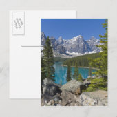 Moraine Lake, Canadian Rockies, Alberta, Canada Briefkaart (Voorkant / Achterkant)