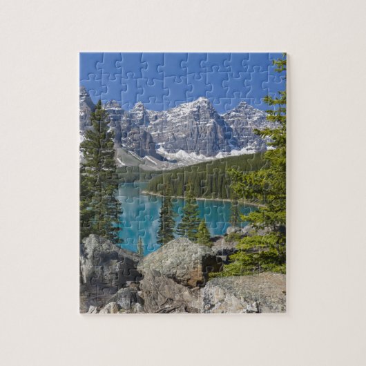 Moraine Lake, Canadian Rockies, Alberta, Canada Legpuzzel (Verticaal)