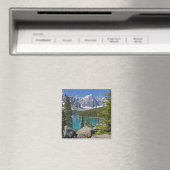 Moraine Lake, Canadian Rockies, Alberta, Canada Magneet (Insitu (Vaatwasser))