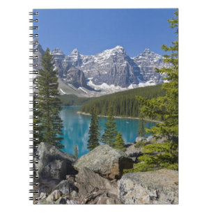 Moraine Lake, Canadian Rockies, Alberta, Canada Notitieboek