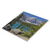 Moraine Lake, Canadian Rockies, Alberta, Canada Tegeltje (Zijkant)