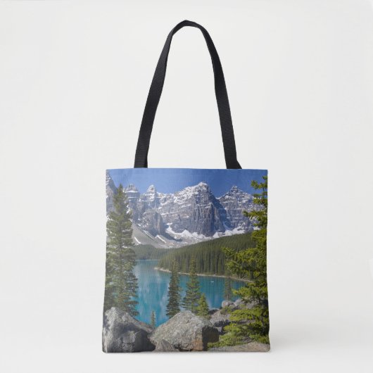 Moraine Lake, Canadian Rockies, Alberta, Canada Tote Bag (Voorkant)