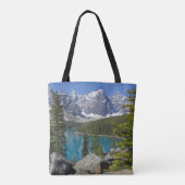 Moraine Lake, Canadian Rockies, Alberta, Canada Tote Bag (Achterkant)