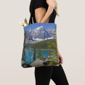Moraine Lake, Canadian Rockies, Alberta, Canada Tote Bag (Dichtbij)