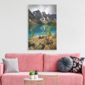 Moraine Lake Canvas Afdruk (Insitu (Woonkamer))