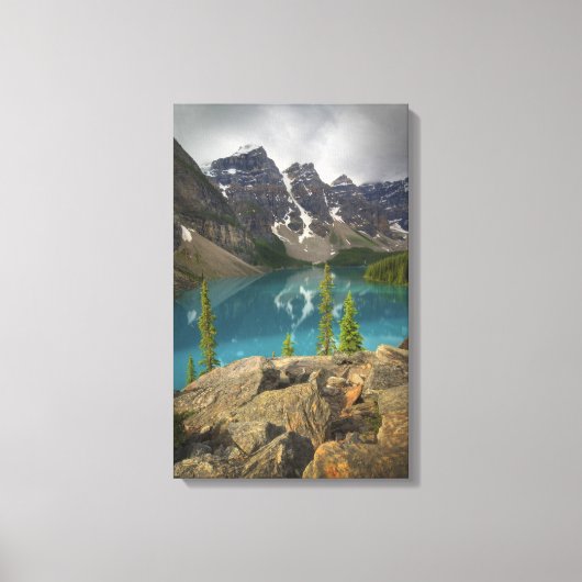 Moraine Lake Canvas Afdruk (Voorkant)
