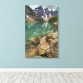 Moraine Lake Canvas Afdruk (Insitu (Houten vloer))