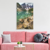 Moraine Lake Canvas Afdruk (Insitu (Woonkamer))