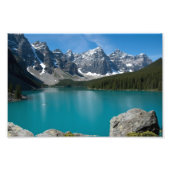 Moraine Lake Foto Afdruk (Voorkant)