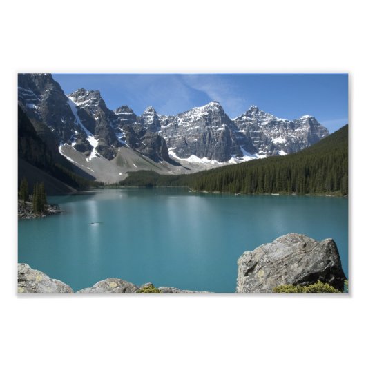 Moraine Lake Foto Afdruk (Voorkant)