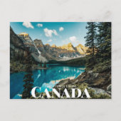 Moraine Lake, Improvement District, AB, Canada Briefkaart (Voorkant)
