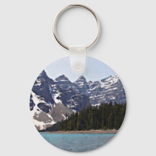 Moraine Lake in Banff Sleutelhanger (Voorkant)