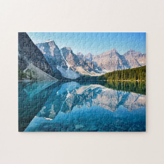 Moraine Lake in het Canadese nationale park Banff Legpuzzel (Horizontaal)