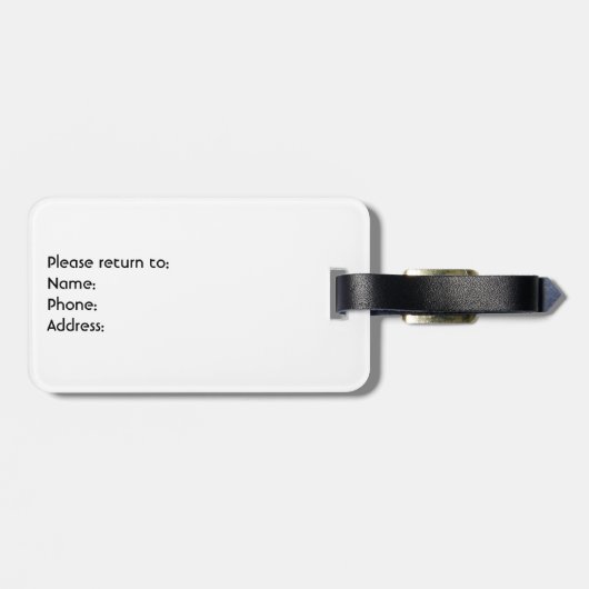 Moraine Lake, Nationaal Park Banff Bagagelabel (Achterkant horizontaal)