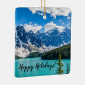 Moraine Lake, Nationaal Park Banff Keramisch Ornament (Rechts)