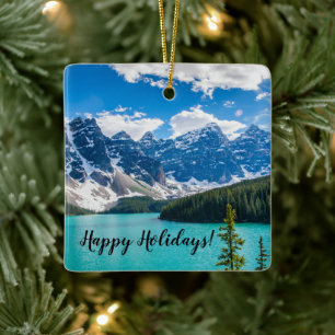 Moraine Lake, Nationaal Park Banff Keramisch Ornament