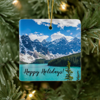 Moraine Lake, Nationaal Park Banff Keramisch Ornament