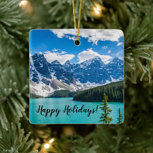 Moraine Lake, Nationaal Park Banff Keramisch Ornament (Boom)
