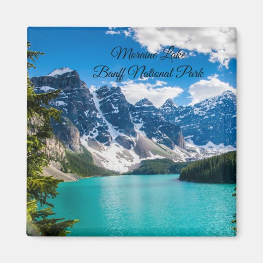 Moraine Lake, Nationaal Park Banff Magneet (Voorkant)