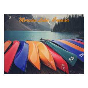 Moraine Lake Perfect Poster
