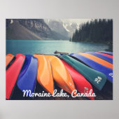Moraine Lake Poster (Voorkant)