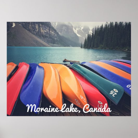 Moraine Lake Poster (Voorkant)