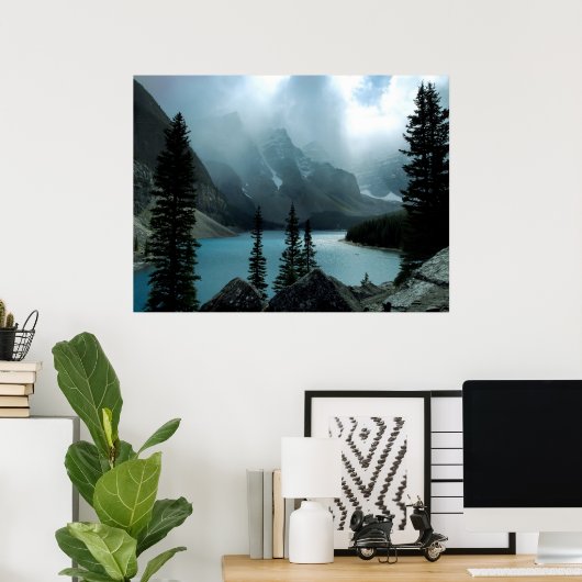 Moraine Lake Poster (Thuiskantoor)