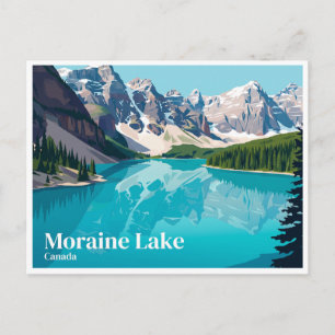 Moraine Lake Veld Canada Briefkaart