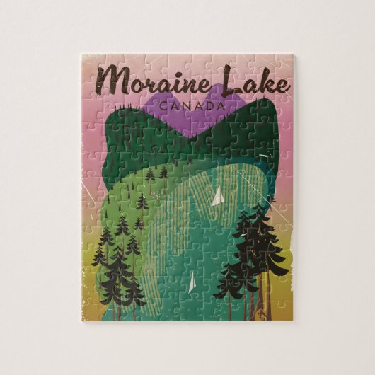 Moraine meer Canada Legpuzzel (Verticaal)