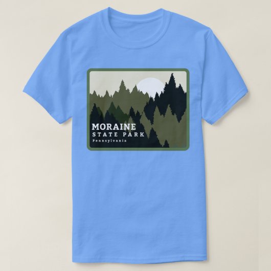 Moraine State Park Pennsylvania Forest Sunrise T-shirt (Design voorkant)