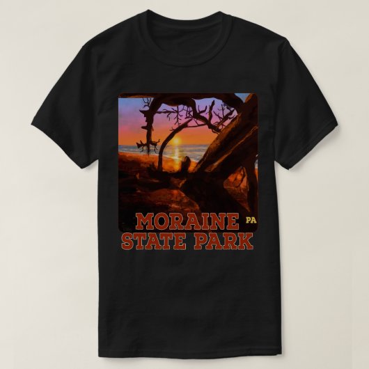 Moraine State Park, Pennsylvania T-shirt (Design voorkant)
