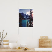 Moraine Sunset Poster (Keuken)