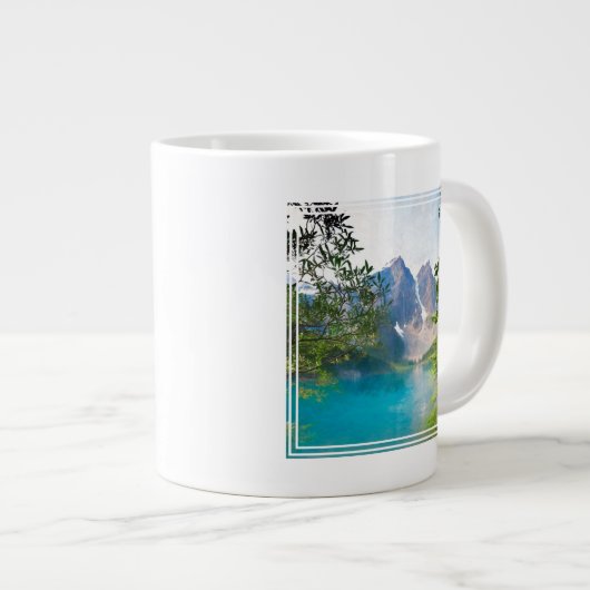 Moraïnemeer en de vallei van de Tien Peaks Grote Koffiekop (Voorkant rechts)