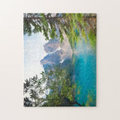 Moraïnemeer en de vallei van de Tien Peaks Legpuzzel (Verticaal)