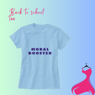 Moral Booster Typografie Woord Vrouwen T-shirt