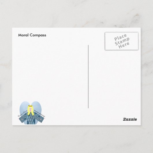 Moral Compass Briefkaart (Achterkant)