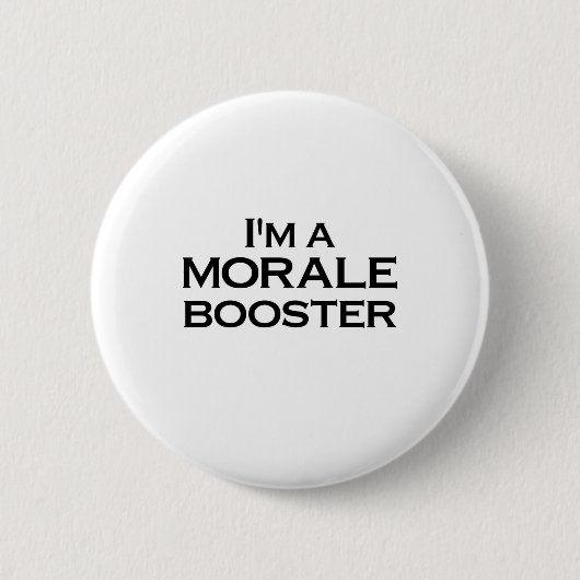 Morale Booster Ronde Button 5,7 Cm (Voorkant)