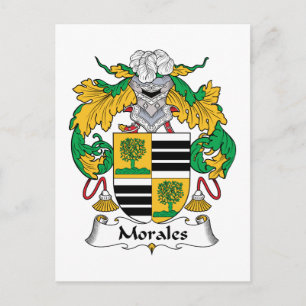 Morales Family Crest Briefkaart