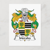 Morales Family Crest Briefkaart (Voorkant)