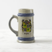 Morales Family Crest Stein Bierpul (Links)