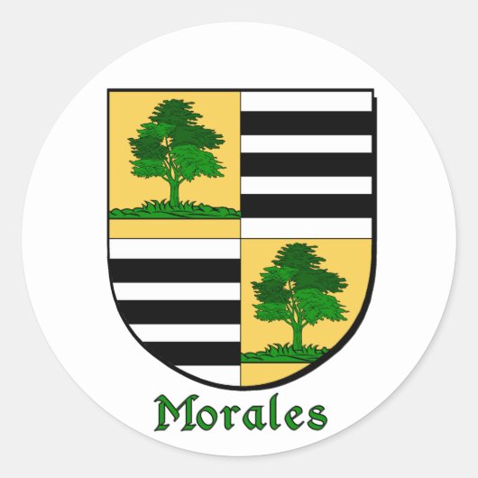 Morales Family Shield Stickers (Voorkant)