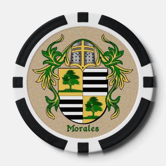 Morales Heraldic Arms Pokerchips (Voorkant)