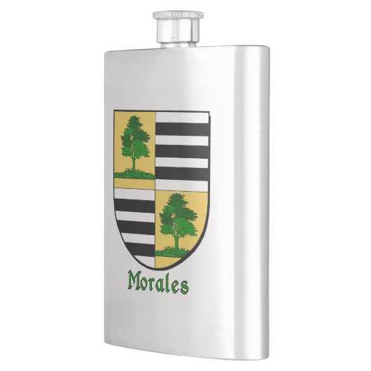 Morales Heraldic Shield Heupfles (Links)