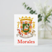 Morales Puerto Rico Shield Briefkaart (Staand voorkant)