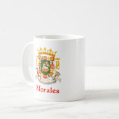 Morales Puerto Rico Shield Koffiemok (Voorkant links)